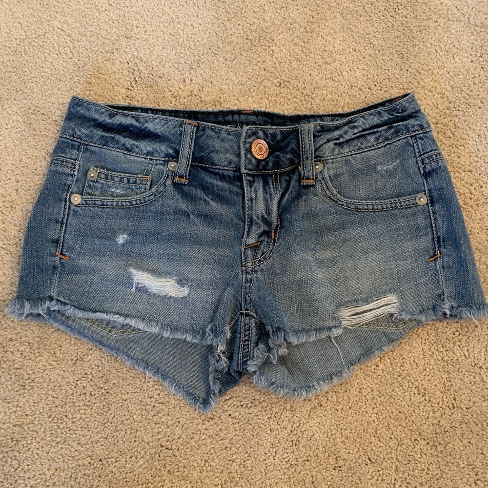 American Eagle Cut Off Jean Shorts